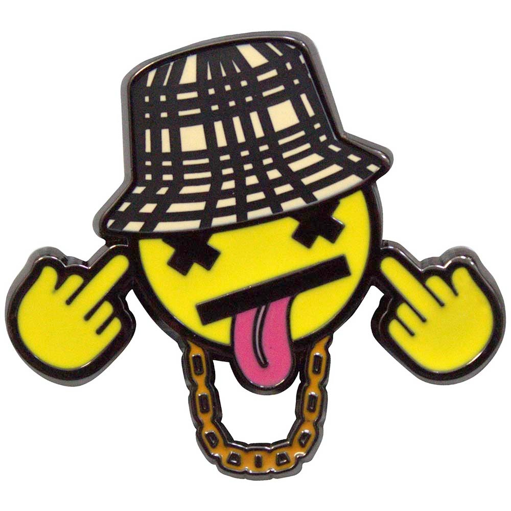 Bad Boy Chiller Crew - Disrespectful Emoji Pin - Multicolours